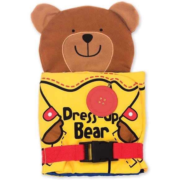 Melissa & Doug Soft Activity Baby Book - Dress Up Bear #9206 - Picture 1 of 6